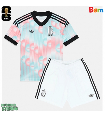 Belgien Replika Babytøj Udebanesæt Børn VM 2026 Kortærmet (+ Korte bukser)